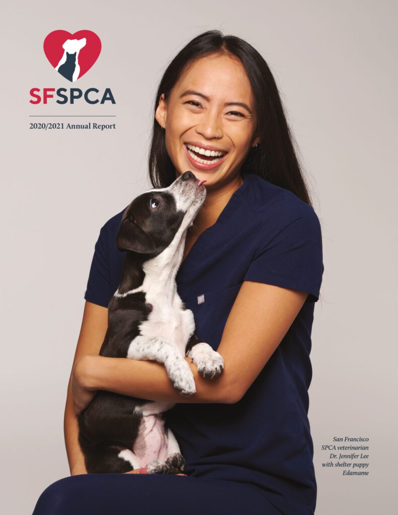San Francisco SPCA Annual Report 2020-2021 Cover