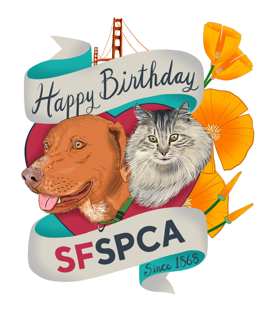 3 Fish Studios Happy Birthday SF SPCA Artwork