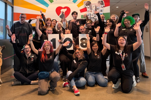 The SF SPCA Adoptions team during Clear the Shelters 2026